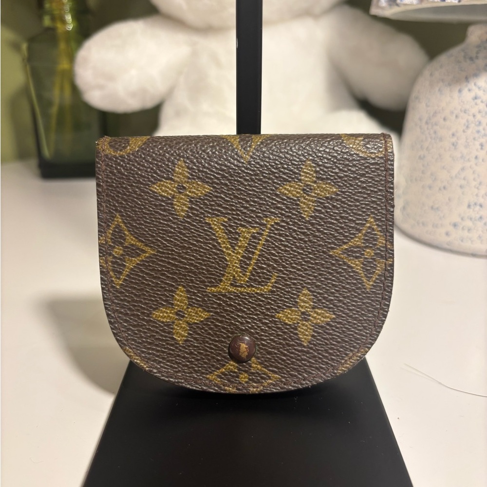 Louis Vuitton Brown and Gold Monogram Wallet